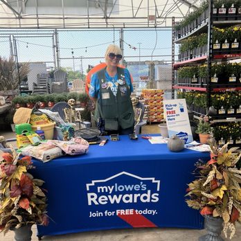 Lowe's Home Improvement - The promotional stand to pick up free gift at Lowe's - Hardware Stores Near Me - Harrisburg, Pennsylvania