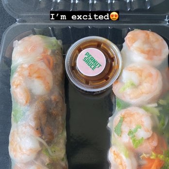 Nine Five Pho - C5. 2 Fresh Spring Rolls - Vietnamese Near Me - Pembroke Pines, Florida