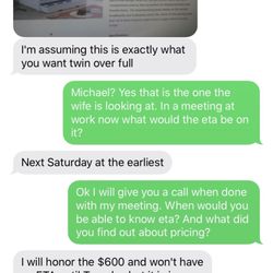 Home Gallery - Txt messages from the owner.