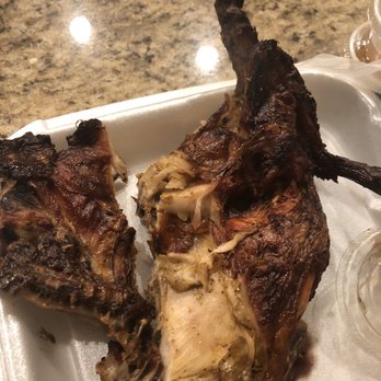 Pollo Tropical - This is a half chicken, looks like it belongs in the trash instead of on a plate - Chicken Shop Near Me - Boca Raton, Florida Pollo Tropical - This is a half chicken, looks like it belongs in the trash instead of on a plate - Chicken Shop Near Me - Boca Raton, Florida