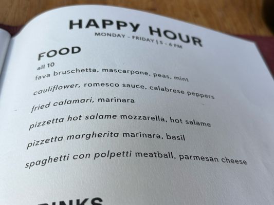 Menu photo 1 Beretta Valencia San Francisco, CA Menu photo 1 Beretta Valencia San Francisco, CA
