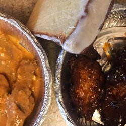 Dad's Stuffings - BBQ wings. Buffalo chicken. Pound cake.