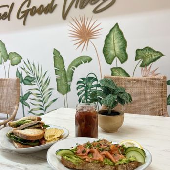 Feel Good Coffee Lounge - Inside, Salmon Avo, Hyped Turkey BLT Sandwich, The Rose - Coffee Roasteries Near Me - Hialeah Gardens, Florida Feel Good Coffee Lounge - Inside, Salmon Avo, Hyped Turkey BLT Sandwich, The Rose - Coffee Roasteries Near Me - Hialeah Gardens, Florida