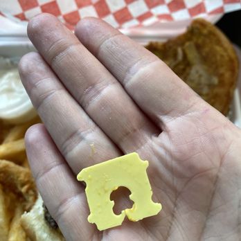 Rex's Hamburgers - This was in my burger!! - Burgers Near Me - Albuquerque, New Mexico