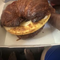 Burnt Bacon Croissant