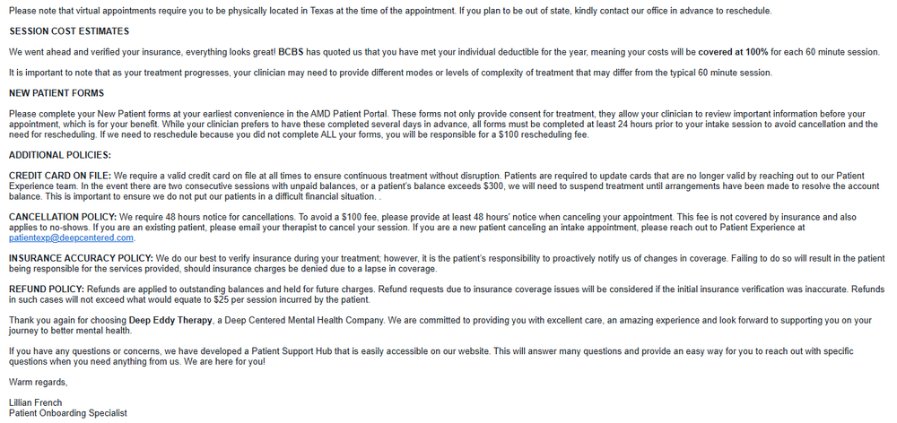 Deep Eddy Psychotherapy - grief counselor in Austin, TX