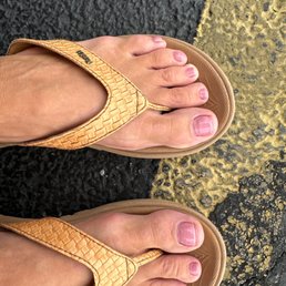 End result of pedicure End result of pedicure