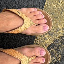 Happy Nail - End result of pedicure