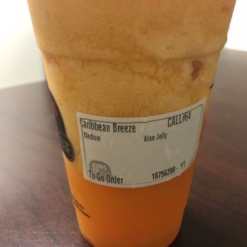 Kung Fu Tea - Medium Caribbean Breeze with aloe - Coffee & Tea Near Me - Norfolk, Virginia