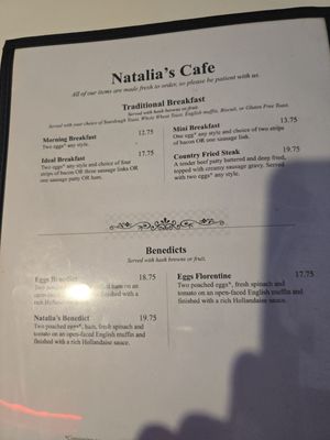 Menu photo 6 Natalia's Cafe Camas, WA