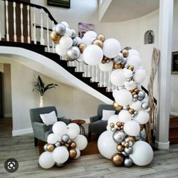 Walkers Event Planning And Rentals - Balloon Organic Garland