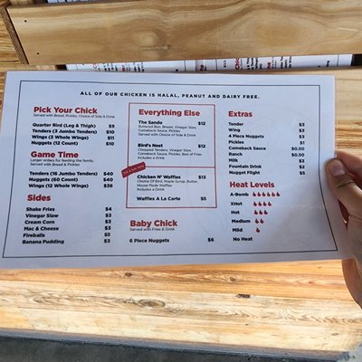 Menu photo 5 Ricky's Hot Chicken Plano, TX