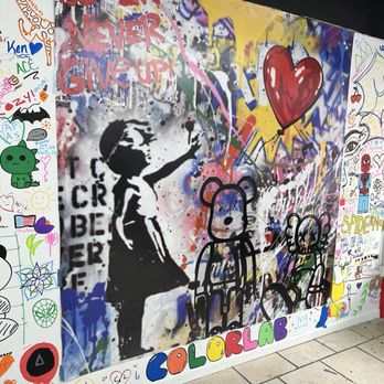 Color Lab - Wall mural - Paint-Your-Own Pottery Near Me - Chicago, Illinois