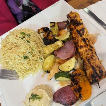 Azar's Mediterranean Cuisine - Chicken Kebab Platter - Mediterranean Near Me - Virginia Beach, Virginia Azar's Mediterranean Cuisine - Chicken Kebab Platter - Mediterranean Near Me - Virginia Beach, Virginia