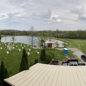Blue Sky Vineyard - View from the balcony of the Tuscany Suite. - Wineries Near Me - Makanda, Illinois