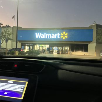 Walmart - a view of a walmart store from inside a car - Grocery Near Me - Naples, Florida