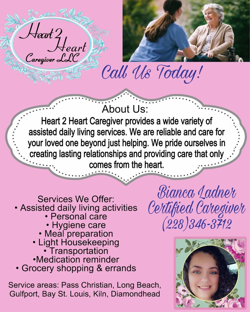 Heart 2 Heart Caregiver - home care agency in Pass Christian, MS