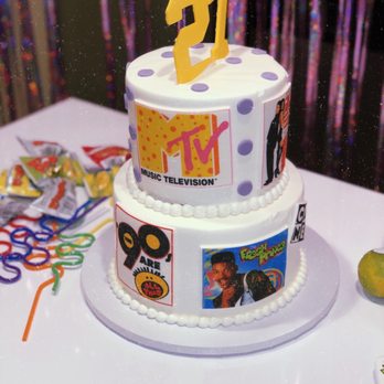 Reuter's Bakery - 90s inspired birthday cake - Bakeries Near Me - Chicago, Illinois