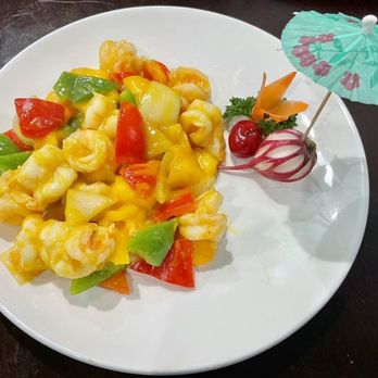 Royal Kitchen - Mango Shrimp - Chinese Near Me - Plano, Texas