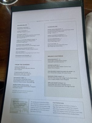 Menu photo 3 Between The Trees Greenville, SC