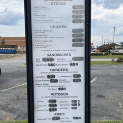 Mikey’s Drive Thru - Menu