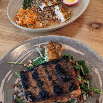 The Cookery - Salmon in front, Halibut in back - Seafood Near Me - Seward, Alaska