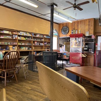 The Merc - Seating. There is room for 25 people to eat. - American Near Me - Kenton, Oklahoma