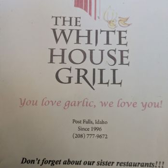 White House Grill - Menu front - Mediterranean Near Me - Post Falls, Idaho White House Grill - Menu front - Mediterranean Near Me - Post Falls, Idaho