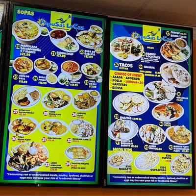 Menu photo 4 Pupusas Locas Covington, WA