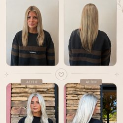 The Parlor Beauty Studio - Platinum blonde transformation!