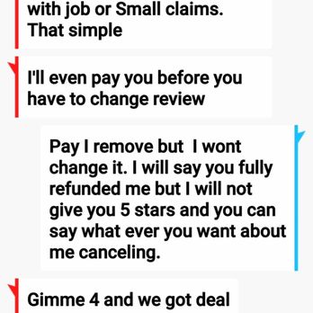 Bob's Pressure Washing - This is Robert attempt at extortion my refund in exchange for a good review. - Pressure Washers Near Me Bob's Pressure Washing - This is Robert attempt at extortion my refund in exchange for a good review. - Pressure Washers Near Me