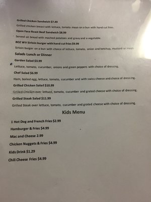 Menu photo 3 Mountain Roots Restaurant Weston, WV Menu photo 3 Mountain Roots Restaurant Weston, WV
