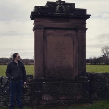Sweetheart Abbey - For scale: man is 6'1" - Landmarks & Historical Buildings Near Me - Dumfries, DGY