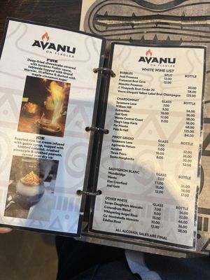 Menu photo 4 Avanu New Smyrna Beach, FL