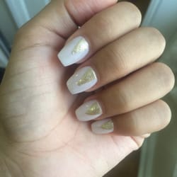 Picture with my review. Nails look awesome! Just wish they had more color selection.