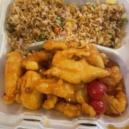 Lemon chicken. Lemon chicken.