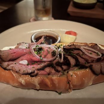 The Library - Wagyu beef sandwich - New American Near Me - Las Vegas, Nevada The Library - Wagyu beef sandwich - New American Near Me - Las Vegas, Nevada