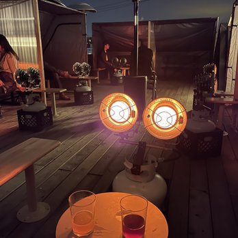 Cøllect - Outdoor rooftop! Very warm with individual heaters and sectioned off seating locations - Beer Bar Near Me - Detroit, Michigan