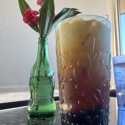Thai Iced Tea with Boba