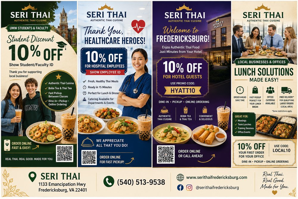 Food from SERI THAI VA