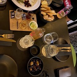 Kiki Bar & Eatery - Rum paddle with cheese platter and olives