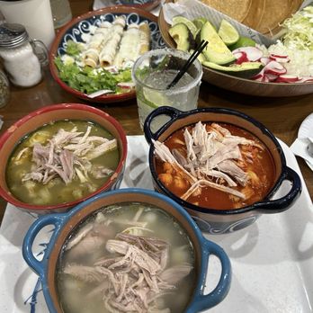 Peke's Pozole - Pozole Flight - Mexican Near Me - Chicago, Illinois Peke's Pozole - Pozole Flight - Mexican Near Me - Chicago, Illinois
