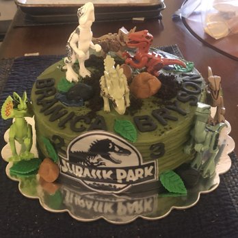 Kim's Kakes - Jurrasic Park birthday cake - Cupcakes Near Me - Weatherford, Texas Kim's Kakes - Jurrasic Park birthday cake - Cupcakes Near Me - Weatherford, Texas