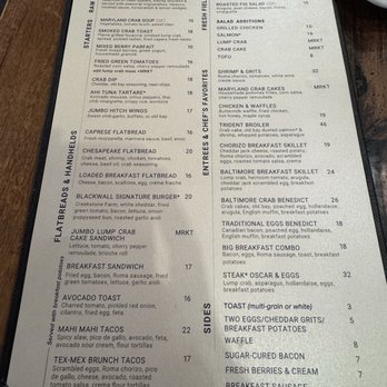 Blackwall Hitch - Brunch menu - New American Near Me - Baltimore, Maryland