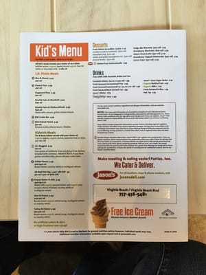 Menu photo 6 Jason's Deli Virginia Beach, VA Menu photo 6 Jason's Deli Virginia Beach, VA