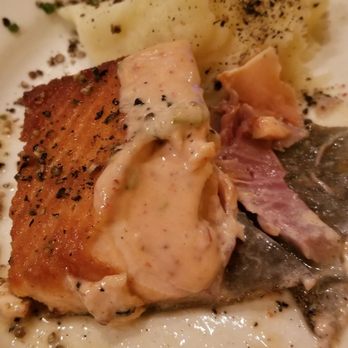 Max Downtown - Salmon and potatoes so good make sure you get it rare - Bars Near Me - Hartford, Connecticut Max Downtown - Salmon and potatoes so good make sure you get it rare - Bars Near Me - Hartford, Connecticut