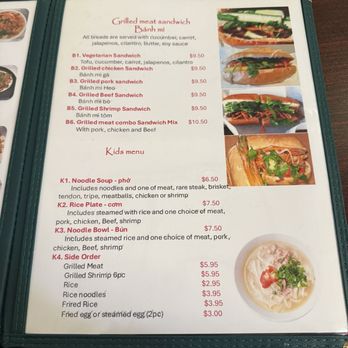 New Pho - Menu - Vietnamese Near Me - Evans, Colorado