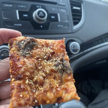 Domino's Pizza - A square slice of my anchovy, thin crust pizza - Pizza Near Me - Fairlawn, Ohio Domino's Pizza - A square slice of my anchovy, thin crust pizza - Pizza Near Me - Fairlawn, Ohio