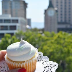 Franci Cakes - Margarita Cupcakes enjoying the view of Downtown San Jose.