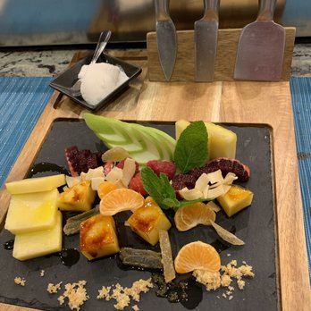Thai One On - Assorted fresh fruit and coconut ice cream - Thai Near Me - Carlsbad, California